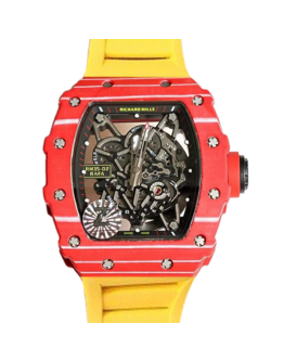 Richard Mille RM35-02 Men Mechanical Rubber Band Ceramics Bezel