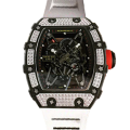 Richard Mille RM35-02 Mechanical Men Rubber Band Diamond Bezel Watch