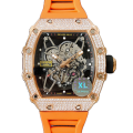 Richard Mille RM35-02 Mechanical Men Rubber Band Watch Diamond Bezel