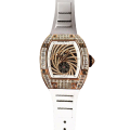 Richard Mille RM51-02 Mechanical Ladies Watch Transparent Dial Diamond Bezel