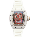 Richard Mille RM52-01 Men Mechanical Watch Red Skull Dial