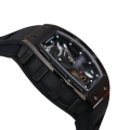 Richard Mille RM52-02 Mechanical Men Rubber Band Watch Horse Head Skeleton Dial