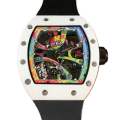 Richard Mille RM68-01 Hand Wind Men Transparent Dial Ceramics Bezel Watch