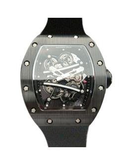 Richard Mille RM061 Men Hand Wind Stainless Steel Rubber Band