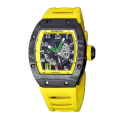 Richard Mille RM 005 Men Automatic Transparent Dial Carbon Fiber