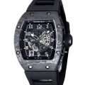 Richard Mille RM 010 Men Automatic Rubber Band Carbon Fiber