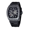 Richard Mille RM 010 Men Automatic Rubber Band Carbon Fiber