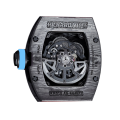 Richard Mille RM 010 Automatic Men Carbon Fiber Rubber Band