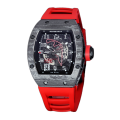 Richard Mille RM 010 Automatic Men Transparent Dial Carbon Fiber