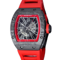 Richard Mille RM 010 Automatic Men Watch Rubber Band Carbon Fiber