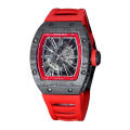 Richard Mille RM 010 Automatic Men Watch Rubber Band Carbon Fiber