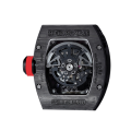 Richard Mille RM 010 Automatic Men Watch Rubber Band Carbon Fiber