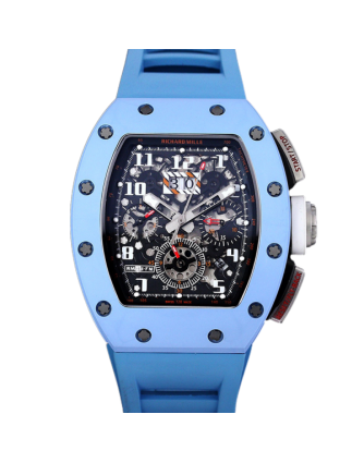 Richard Mille RM 011 Automatic Men Rubber Band Watch