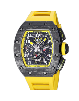 Richard Mille RM 011 Men Automatic Transparent Dial Carbon Fiber