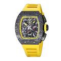 Richard Mille RM 011 Men Automatic Transparent Dial Carbon Fiber