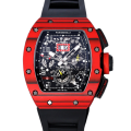 Richard Mille RM 011 Automatic Men Watch Transparent Dial