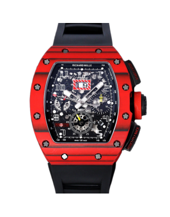 Richard Mille RM 011 Automatic Men Watch Transparent Dial