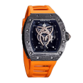 Richard Mille RM 019 Automatic Men Transparent Dial Rubber Band