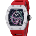 Richard Mille RM 026 Unisex Automatic Stainless Steel Rubber Band