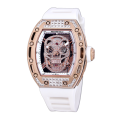 Richard Mille RM 052 Men Automatic Stainless Steel Diamonds Skull Dial