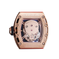 Richard Mille RM 052 Automatic Men Diamonds Skull Dial Watch Stainless Steel