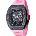 Richard Mille RM 055 Men Automatic Carbon Fiber Transparent Dial