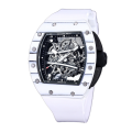 Richard Mille RM 61-01 Men Automatic Watch Transparent Dial Ceramics Bezel