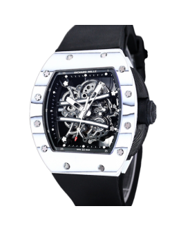 Richard Mille RM 61-01 Automatic Men Watch Transparent Dial