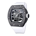 Richard Mille RM 61-01 Automatic Men Transparent Dial Rubber Band