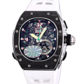 Richard Mille RM 62-01 Automatic Men Rubber Band Transparent Dial Watch