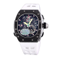 Richard Mille RM 62-01 Automatic Men Rubber Band Transparent Dial Watch