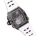 Richard Mille RM 62-01 Automatic Men Rubber Band Transparent Dial Watch