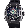 Richard Mille RM 62-01 Men Automatic Rubber Band Watch Carbon Fiber