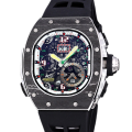 Richard Mille RM 62-01 Men Automatic Rubber Band Carbon Fiber Watch