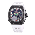 Richard Mille RM 62-01 Men Automatic Transparent Dial Carbon Fiber Watch