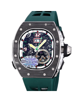 Richard Mille RM 62-01 Automatic Men Watch Transparent Dial