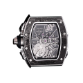 Richard Mille RM 62-01 Automatic Men Rubber Band Watch Transparent Dial