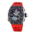 Richard Mille RM 62-01 Automatic Men Carbon Fiber Watch Transparent Dial