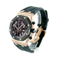 Audemars Piguet Royal Oak Offshore RoyalOakOffshore009 Mens 42mm Rubber Band Rose Gold-tone