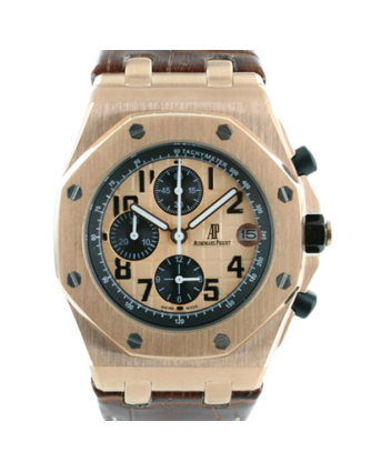 Audemars Piguet Royal Oak Offshore 42mm Men's RoyalOakOffshore010 Leather Strap