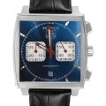 Tag Heuer Monaco CAW2111 40mm Mens Silver-tone Blue Dial