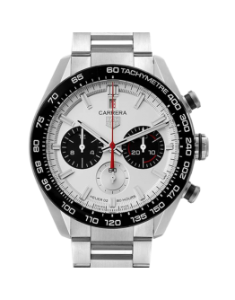 Tag Heuer Carrera Men's CBN2A1D.BA0643-1 43mm Silver-tone Ceramics Bezel