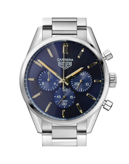 Tag Heuer Carrera 43mm Men CBK221B-002 Blue Dial Quartz