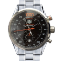 Tag Heuer Carrera Men 43mm CarreraBKAB-007 Quartz Silver-tone