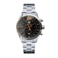 Tag Heuer Carrera Men 43mm CarreraBKAB-007 Quartz Silver-tone