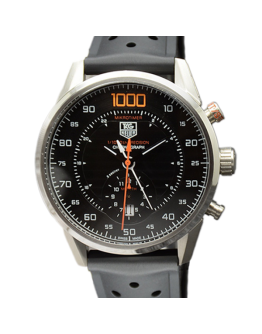 Tag Heuer Carrera 43mm Men CarreraBKAR-006 Silver-tone