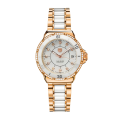 Tag Heuer Formula 1 Ladies 38mm Formula1WDB-010 White Dial Rose Gold-tone