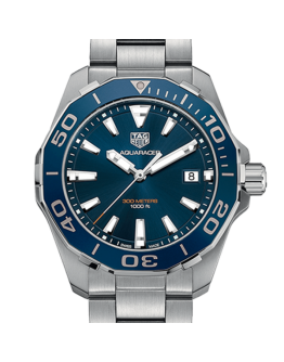 Tag Heuer Aquaracer Men 43mm WAY111C.BA0928 Stainless Steel