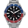 Tag Heuer Aquaracer WAY201F.BA0927 43mm Men Black Dial Silver-tone