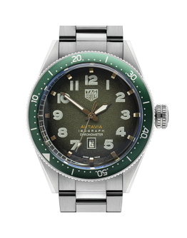 Tag Heuer Autavia Men WBE5114-002 43mm Silver-tone Automatic